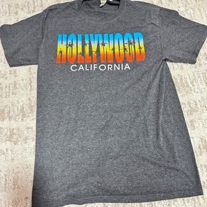 California Hollywood gray T-shirt